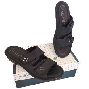 Spring Step Shoes Flexus Aditi Slide Sandal Black